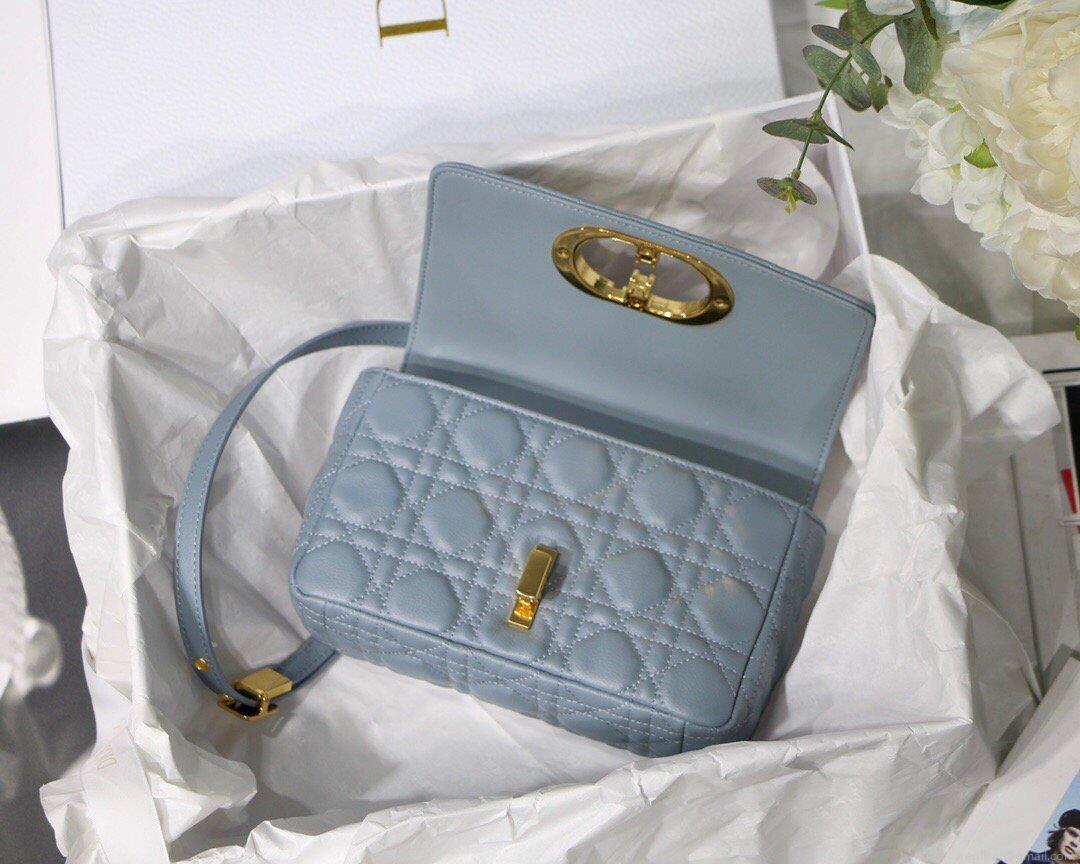 Dior M9241 Dior Small Dior Caro Bag Blue