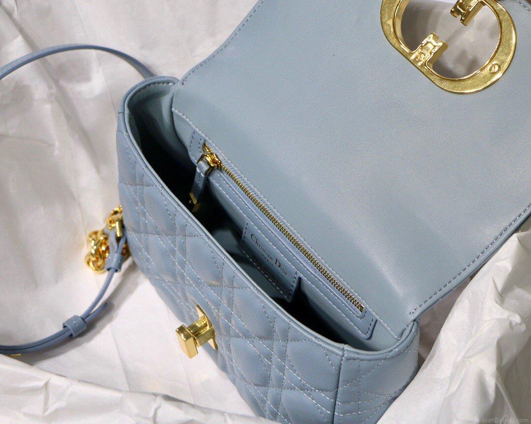 Dior M9241 Dior Small Dior Caro Bag Blue