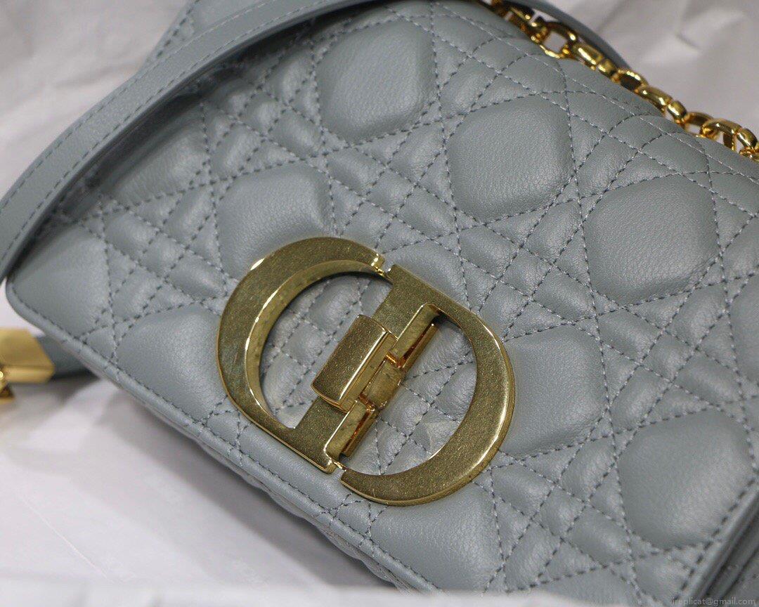 Dior M9241 Dior Small Dior Caro Bag Light Blue