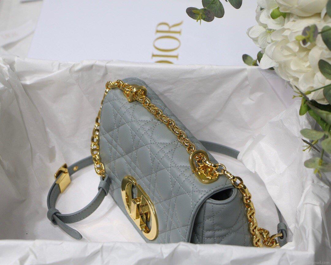 Dior M9241 Dior Small Dior Caro Bag Light Blue