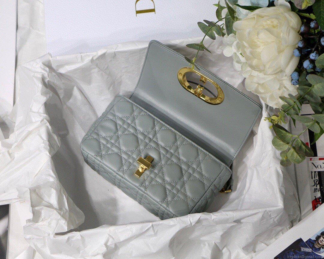 Dior M9241 Dior Small Dior Caro Bag Light Blue