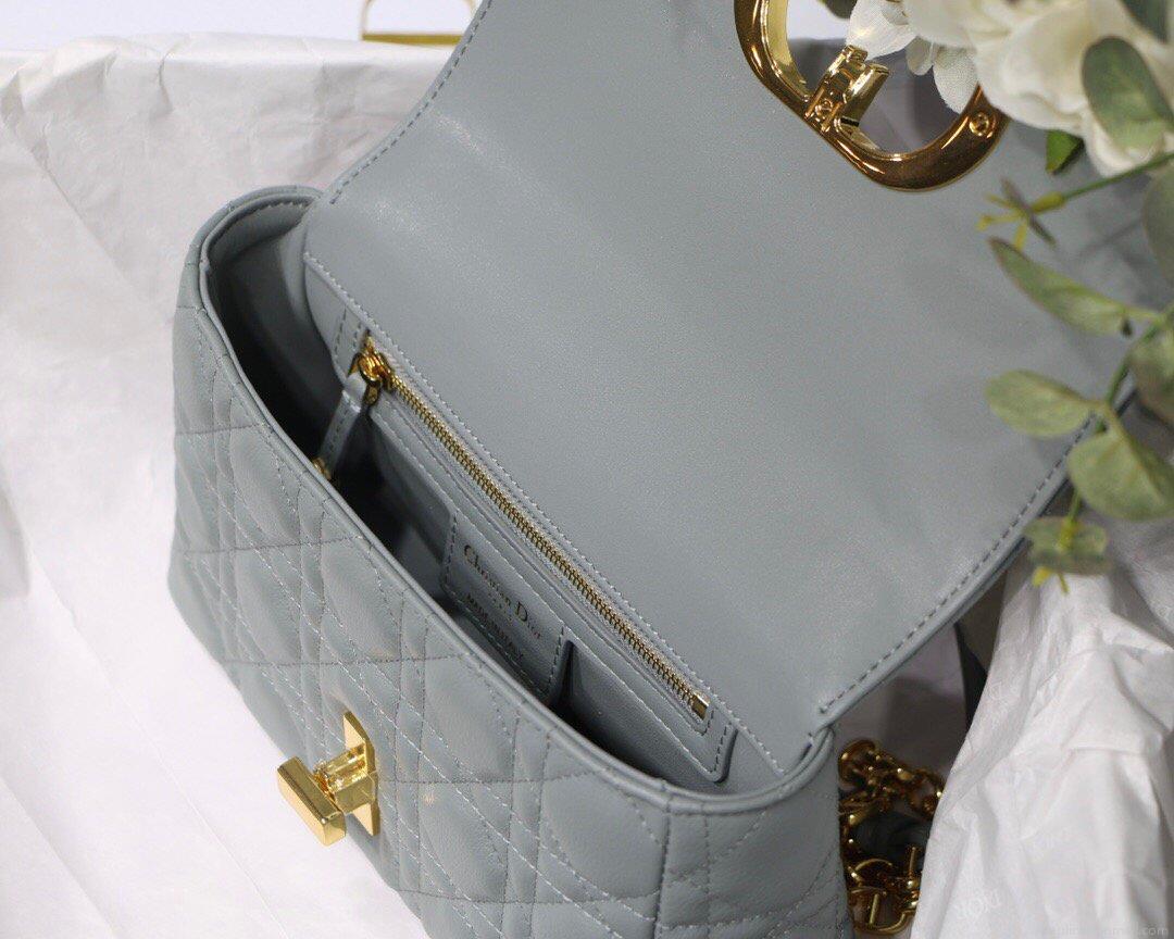 Dior M9241 Dior Small Dior Caro Bag Light Blue