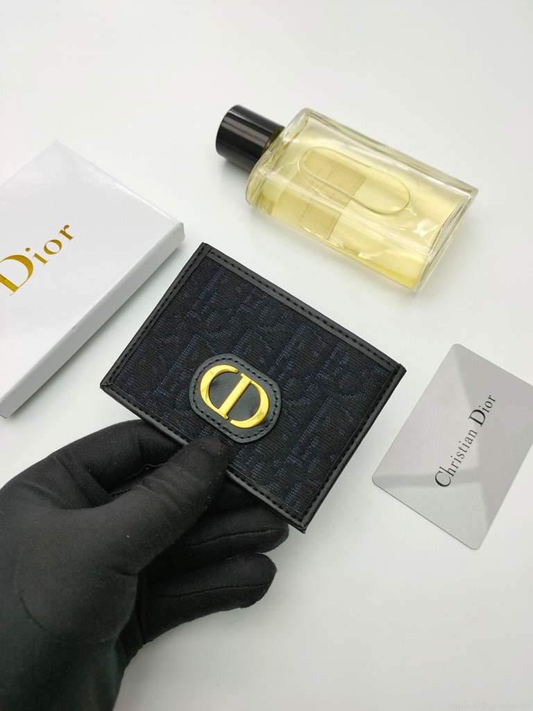 Dior S2098 Wallet 30 Montaigne card holder M928 Black