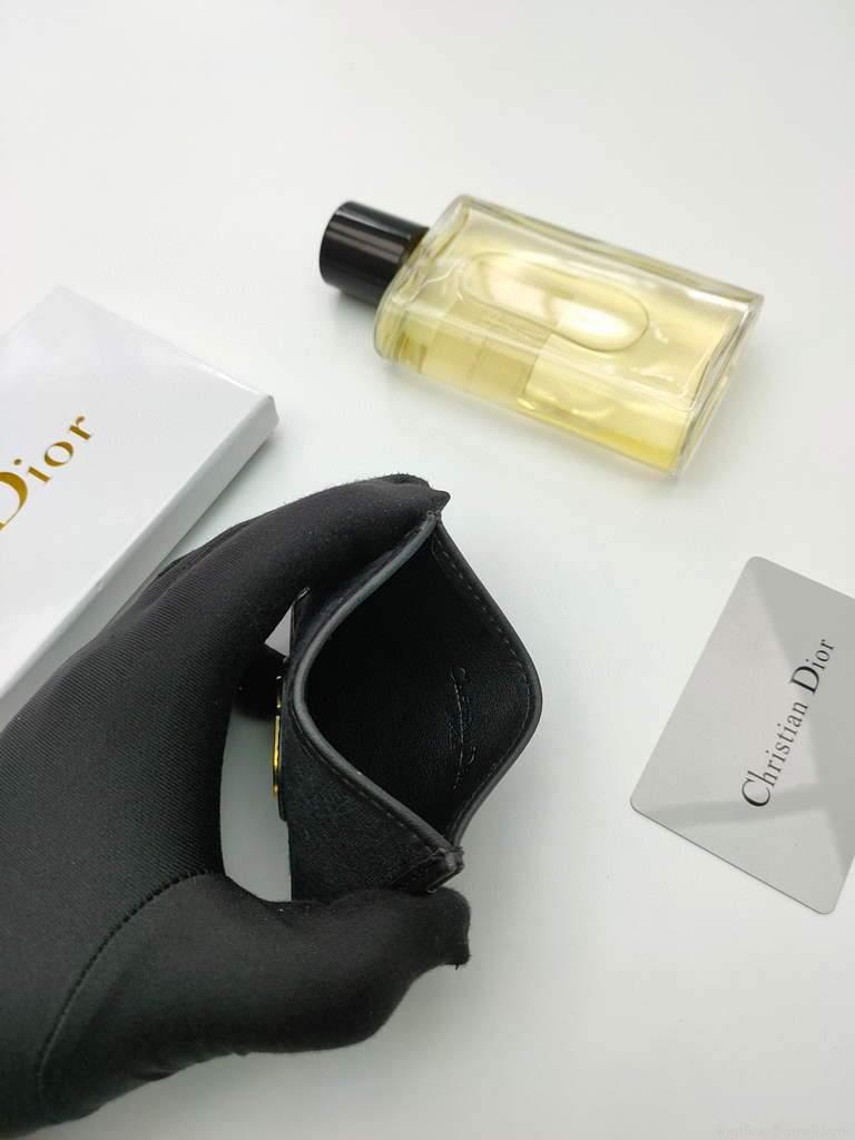 Dior S2098 Wallet 30 Montaigne card holder M928 Black