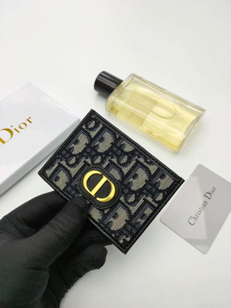 Dior S2098 Wallet 30 Montaigne card holder M928 Blue