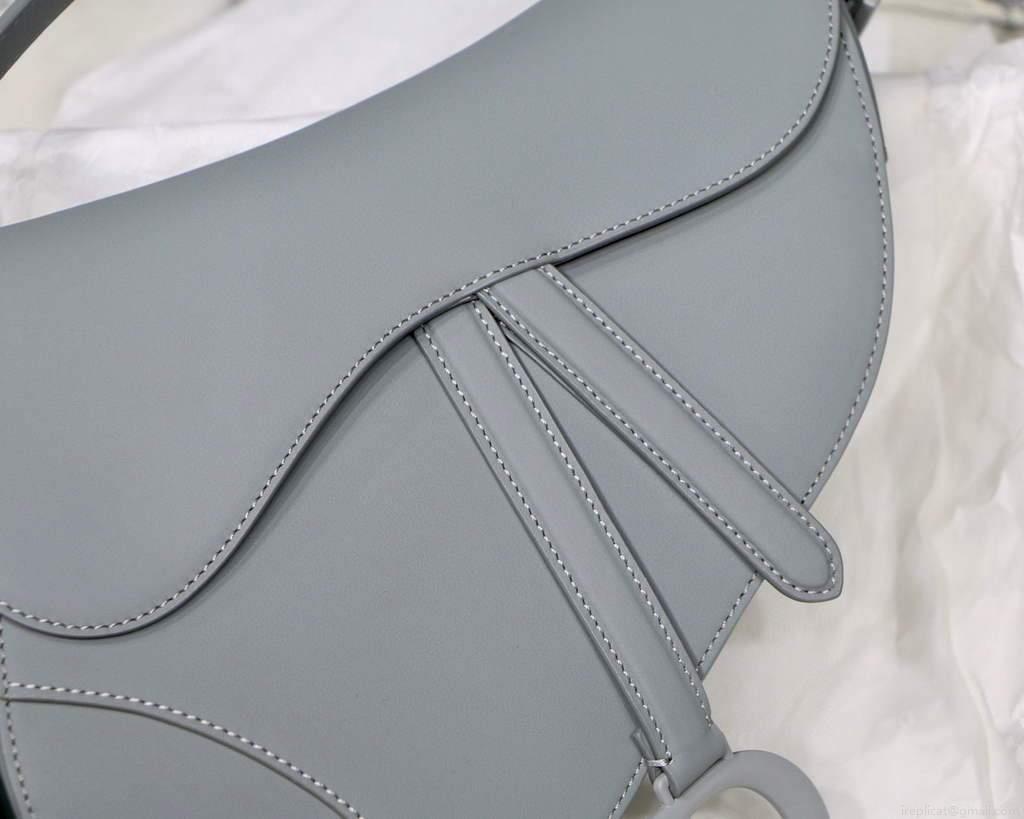 Dior M0446 Dior Saddle Bag M0447 Blue Ultramatte Calfskin