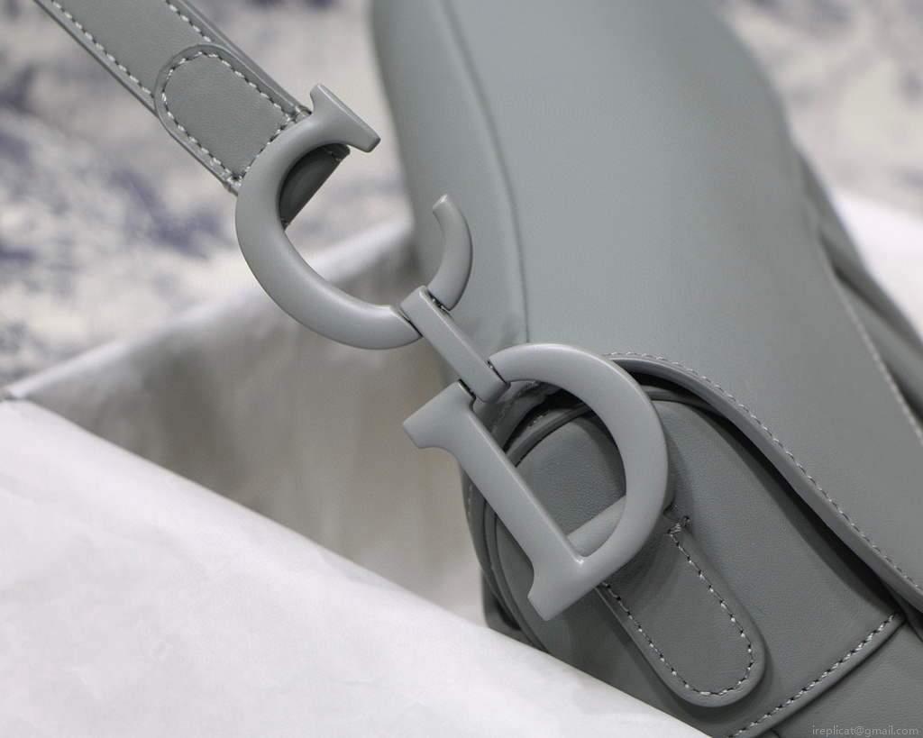 Dior M0446 Dior Saddle Bag M0447 Blue Ultramatte Calfskin