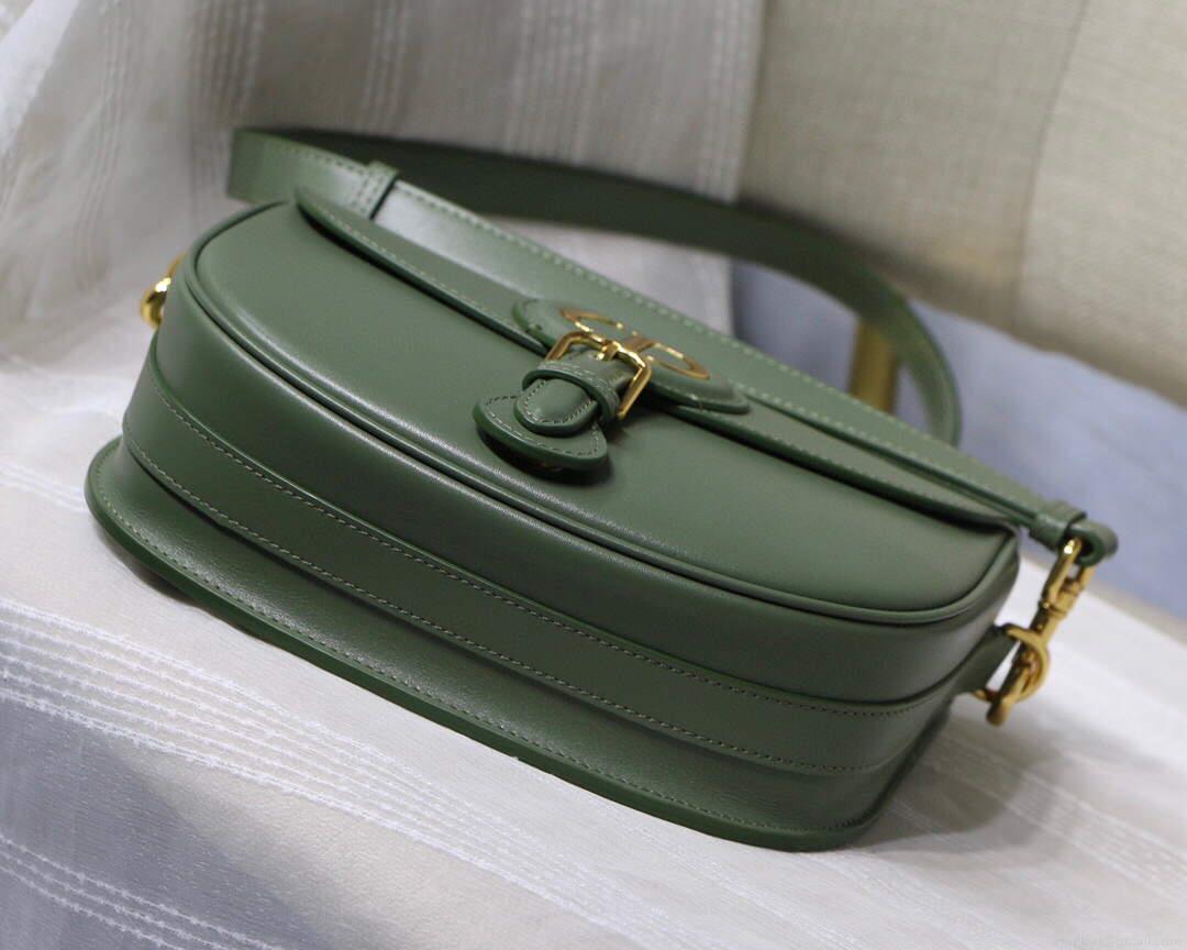 Dior M9319 Dior Bobby Medium Crossbody Calfskin Green
