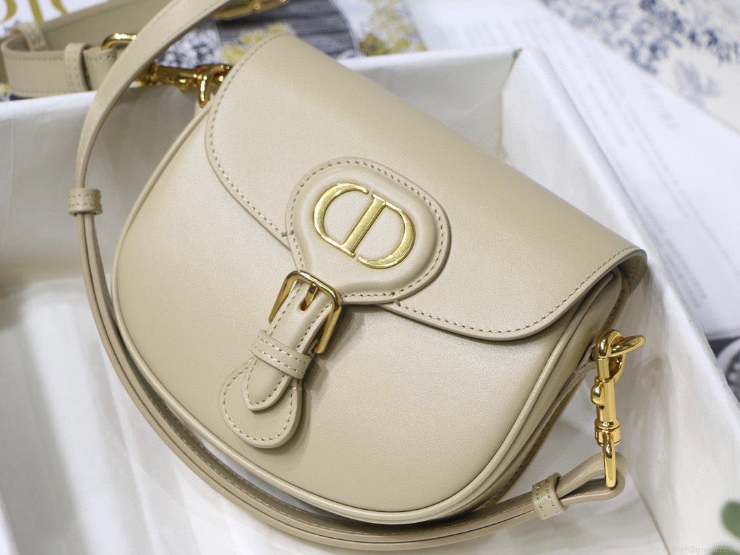Dior M9317 Small bobby bag Beige Box Calfskin