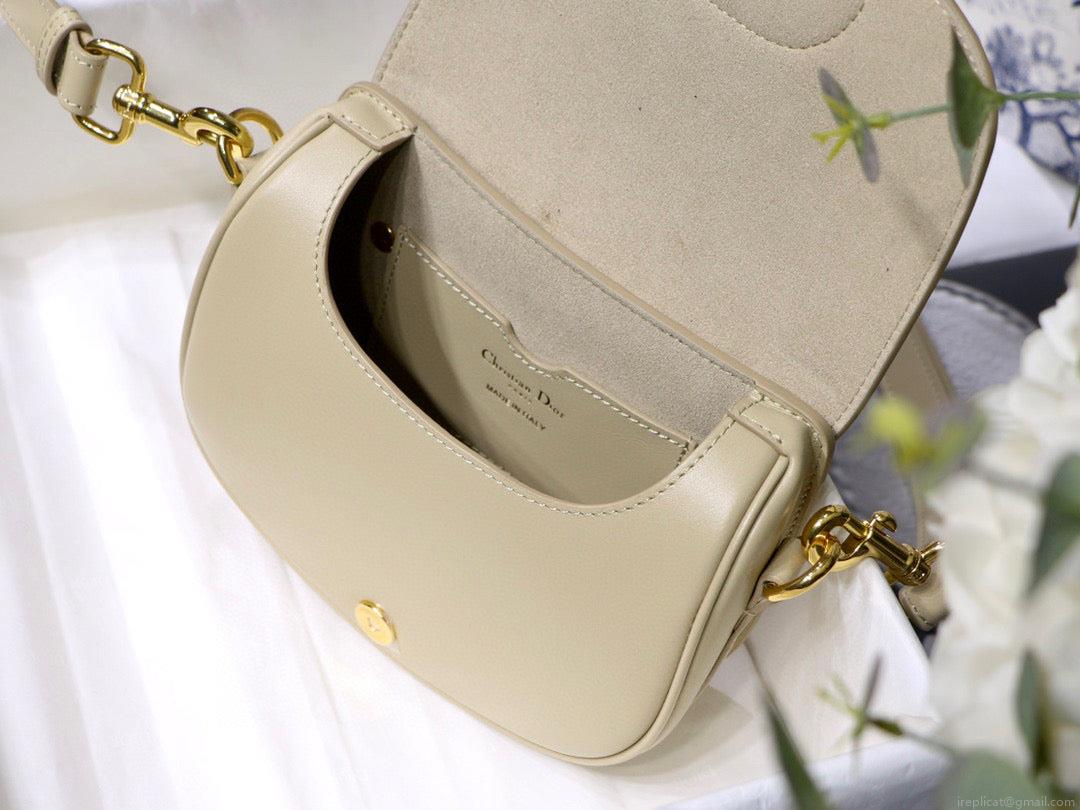 Dior M9317 Small bobby bag Beige Box Calfskin