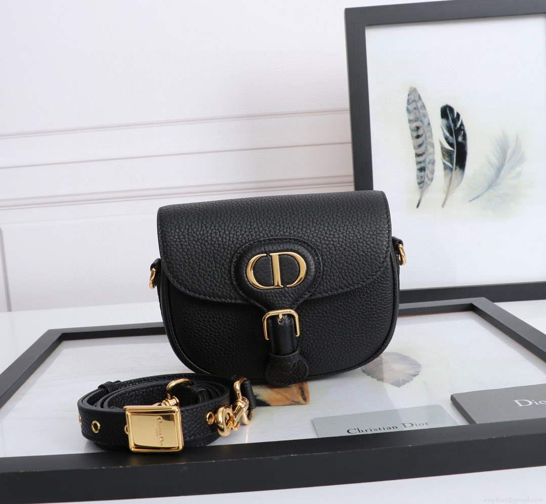 Dior M9317 Small bobby bag Black Grained Calfskin