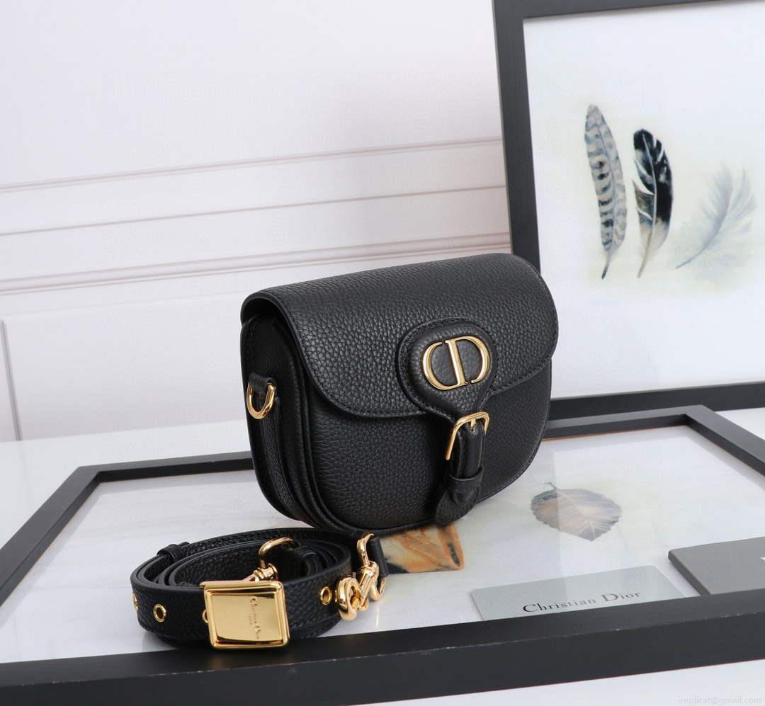 Dior M9317 Small bobby bag Black Grained Calfskin