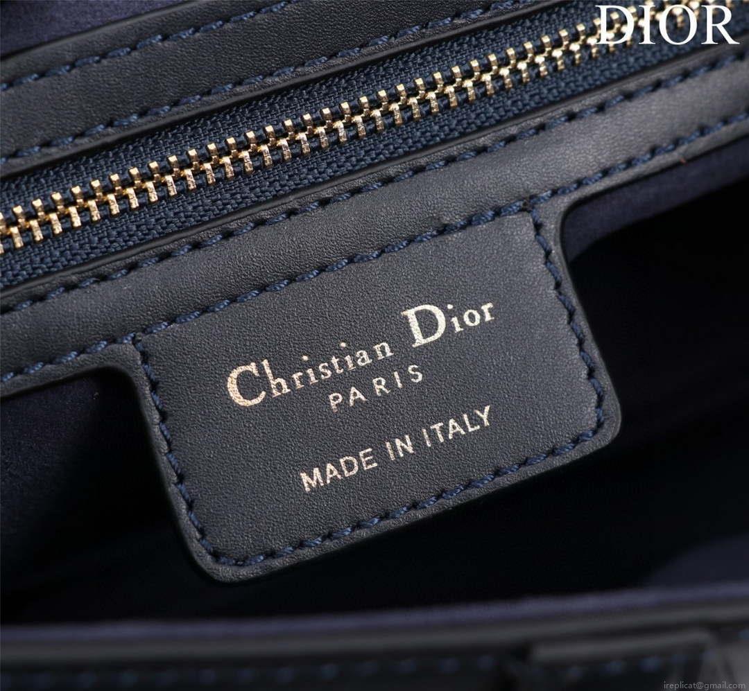 Dior M0455 Saddle Bag With Strap Ultramatte Calfskin Black Gold