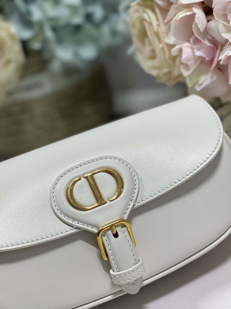 Dior M9317S Crossbody Small Bobby EAST-WEST Bag Smooth Calfskin White