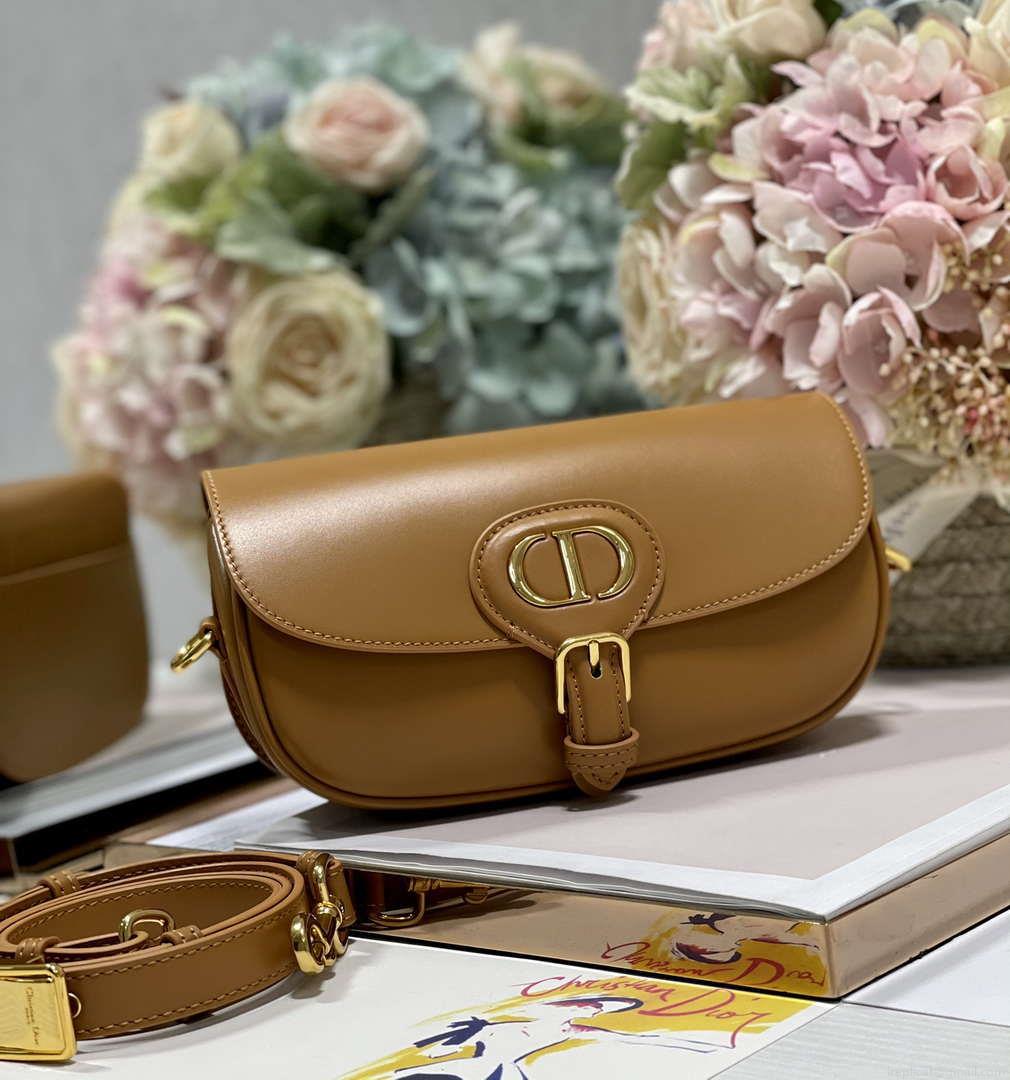 Dior M9317S Crossbody Small Bobby EAST-WEST Bag Smooth Calfskin Brown