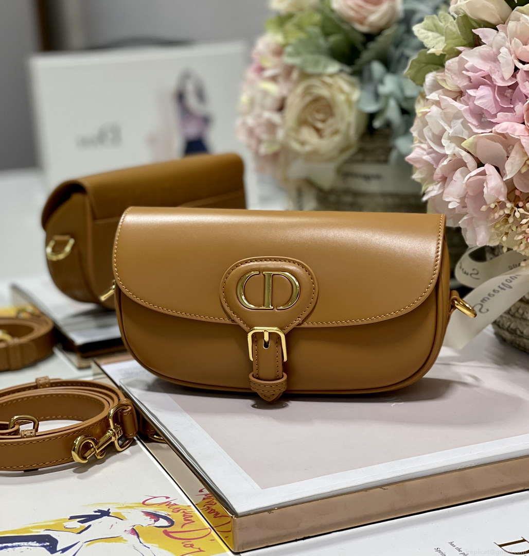 Dior M9317S Crossbody Small Bobby EAST-WEST Bag Smooth Calfskin Brown