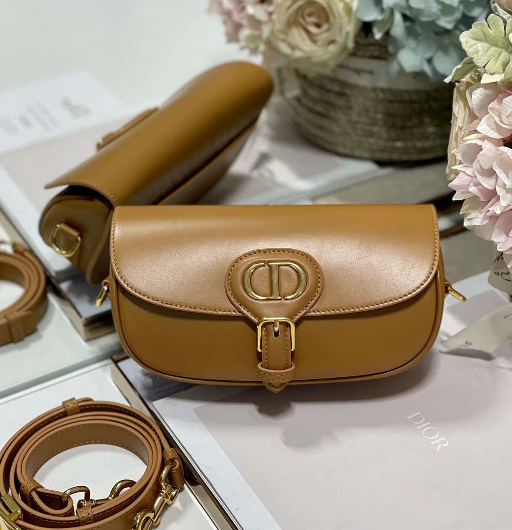 Dior M9317S Crossbody Small Bobby EAST-WEST Bag Smooth Calfskin Brown