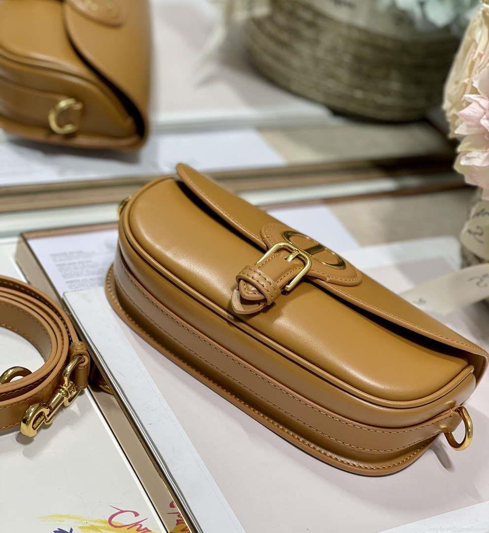 Dior M9317S Crossbody Small Bobby EAST-WEST Bag Smooth Calfskin Brown