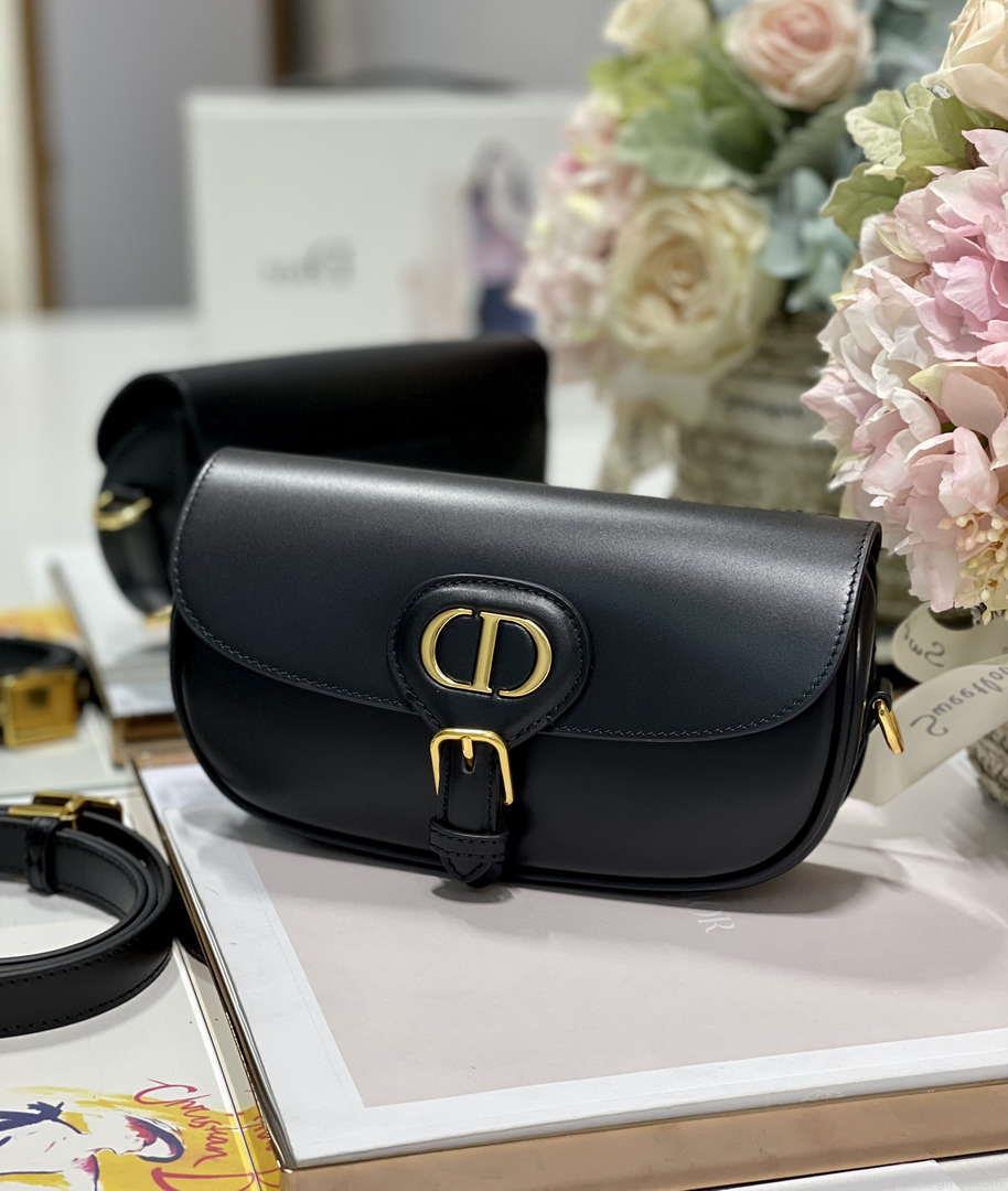 Dior M9317S Crossbody Small Bobby EAST-WEST Bag Smooth Calfskin Black