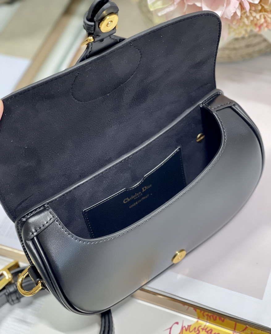 Dior M9317S Crossbody Small Bobby EAST-WEST Bag Smooth Calfskin Black
