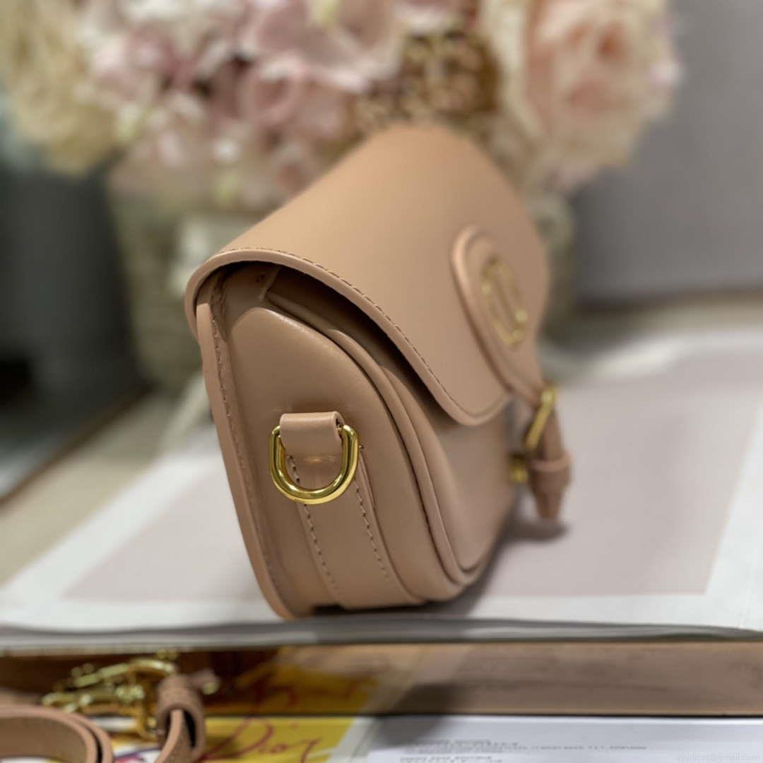 Dior M9317S Crossbody Small Bobby EAST-WEST Bag Smooth Calfskin Nude