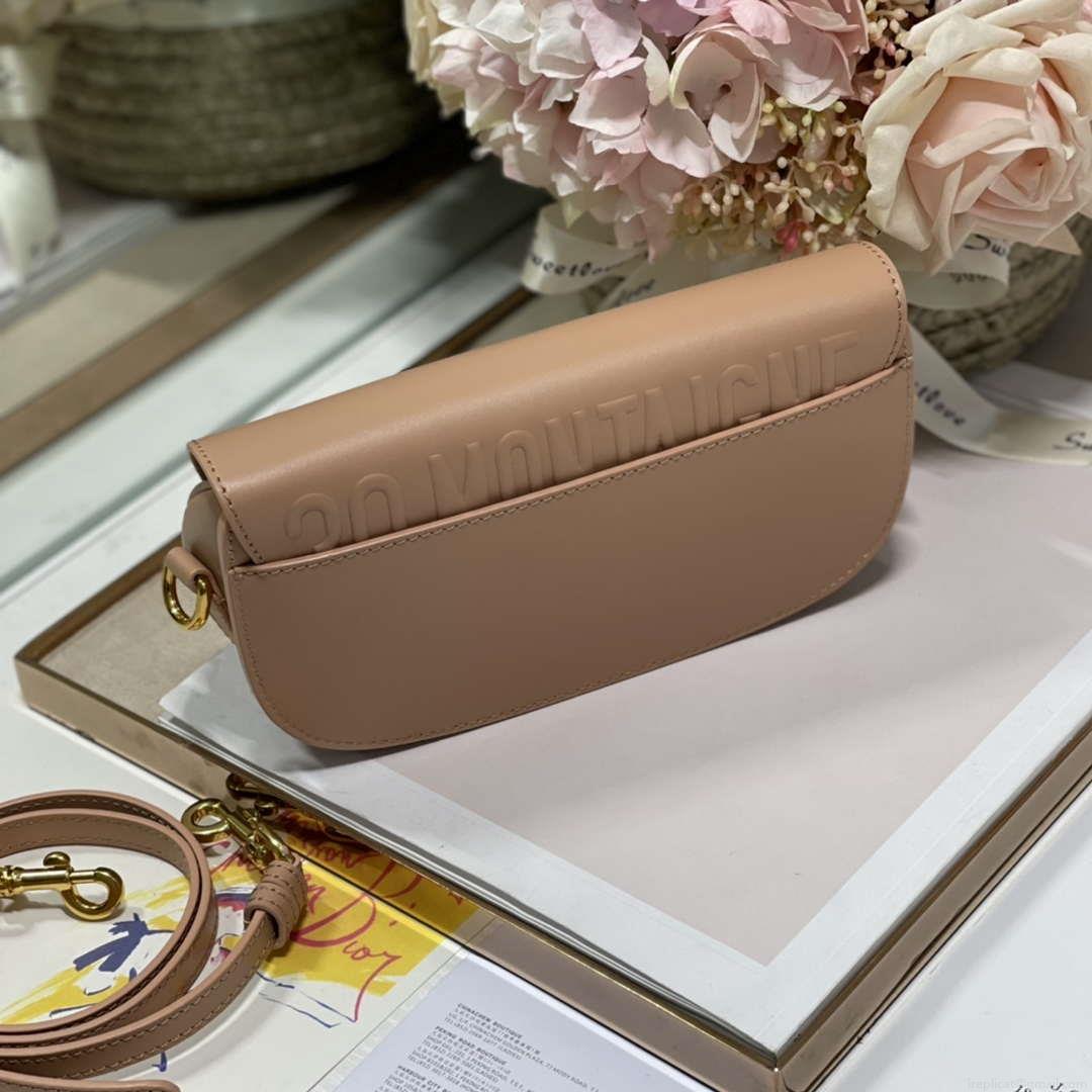 Dior M9317S Crossbody Small Bobby EAST-WEST Bag Smooth Calfskin Nude