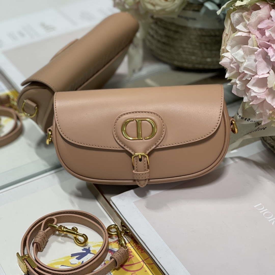 Dior M9317S Crossbody Small Bobby EAST-WEST Bag Smooth Calfskin Nude