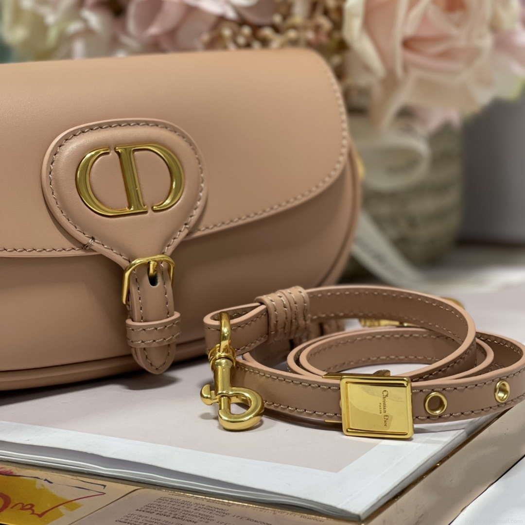 Dior M9317S Crossbody Small Bobby EAST-WEST Bag Smooth Calfskin Nude