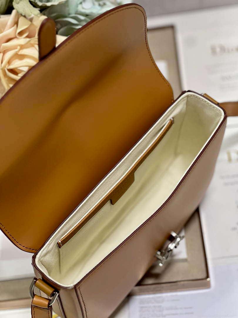 Dior M0051 Crossbody Men Bag Smooth Calfskin Brown