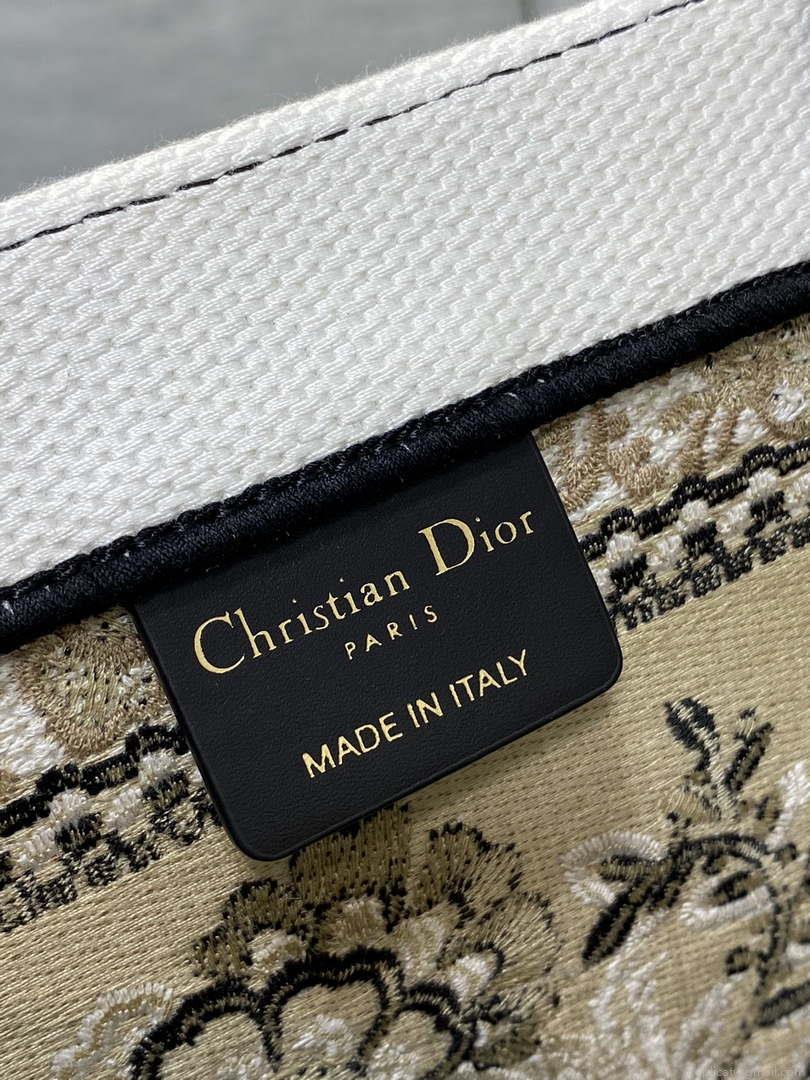 Dior M1286 Large Book Tote Butterfly Bandana Embroidery M106