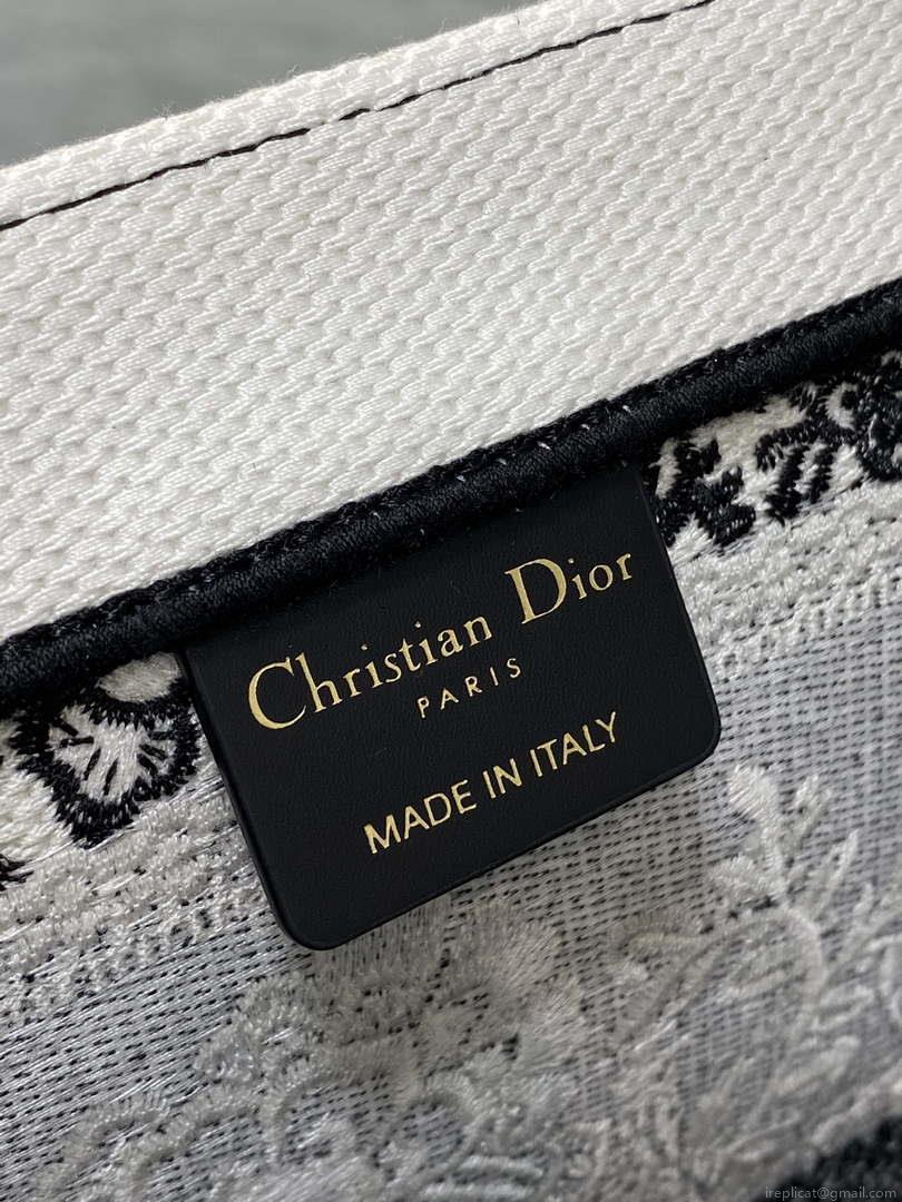 Dior M1286 Large Book Tote Butterfly Bandana Embroidery M107