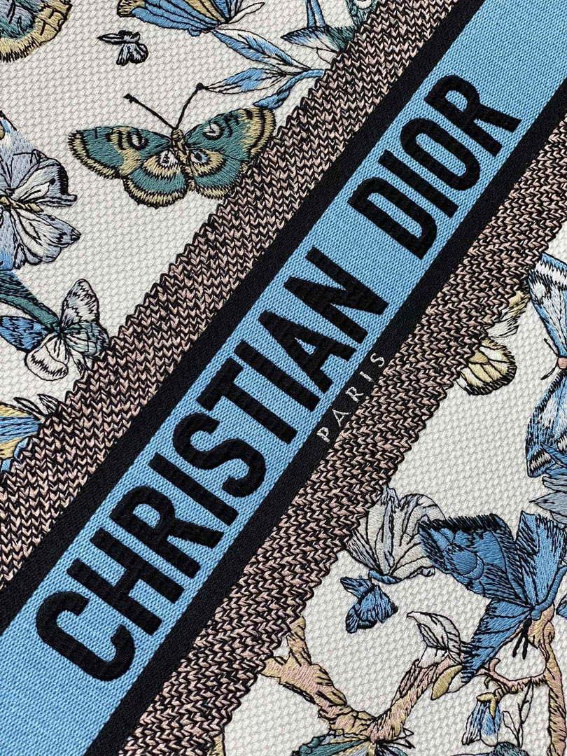 Dior M1286 Large Book Tote Butterfly Bandana Embroidery M120