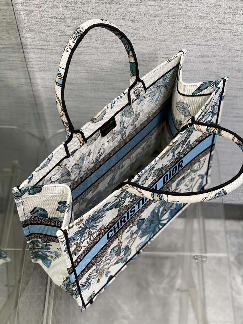 Dior M1286 Large Book Tote Butterfly Bandana Embroidery M120