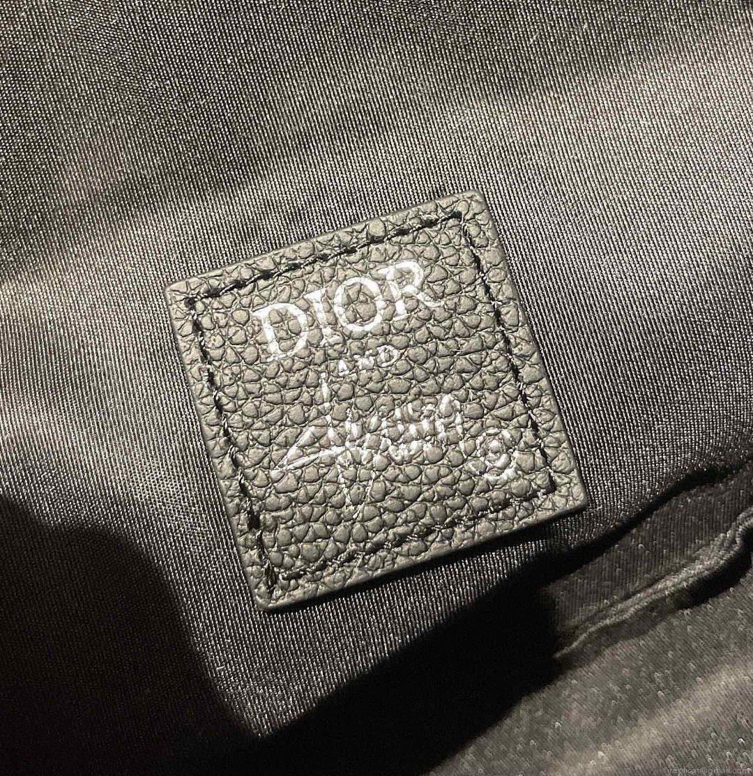 Dior M0446 Saddle Bag Dior Calfskin Bag Black