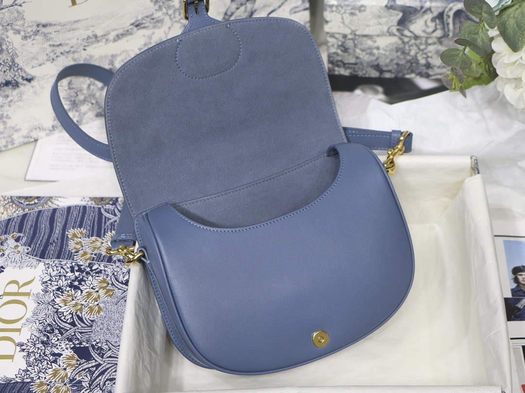 Dior M9317 Crossbody small dior Bobby bag Lake Blue box Calfskin