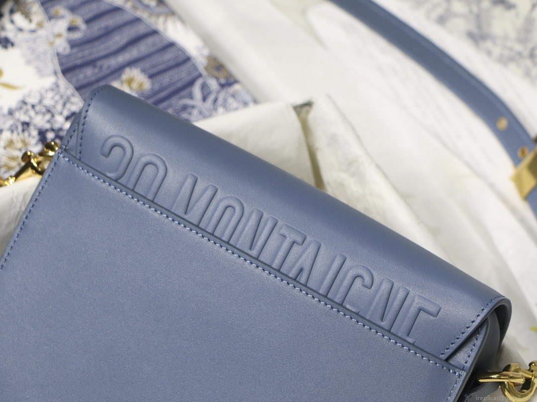 Dior M9317 Crossbody small dior Bobby bag Lake Blue box Calfskin