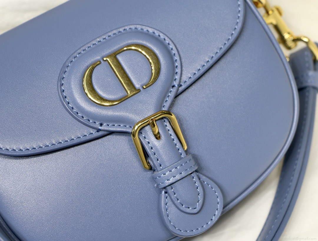 Dior M9317 Crossbody small dior Bobby bag Lake Blue box Calfskin