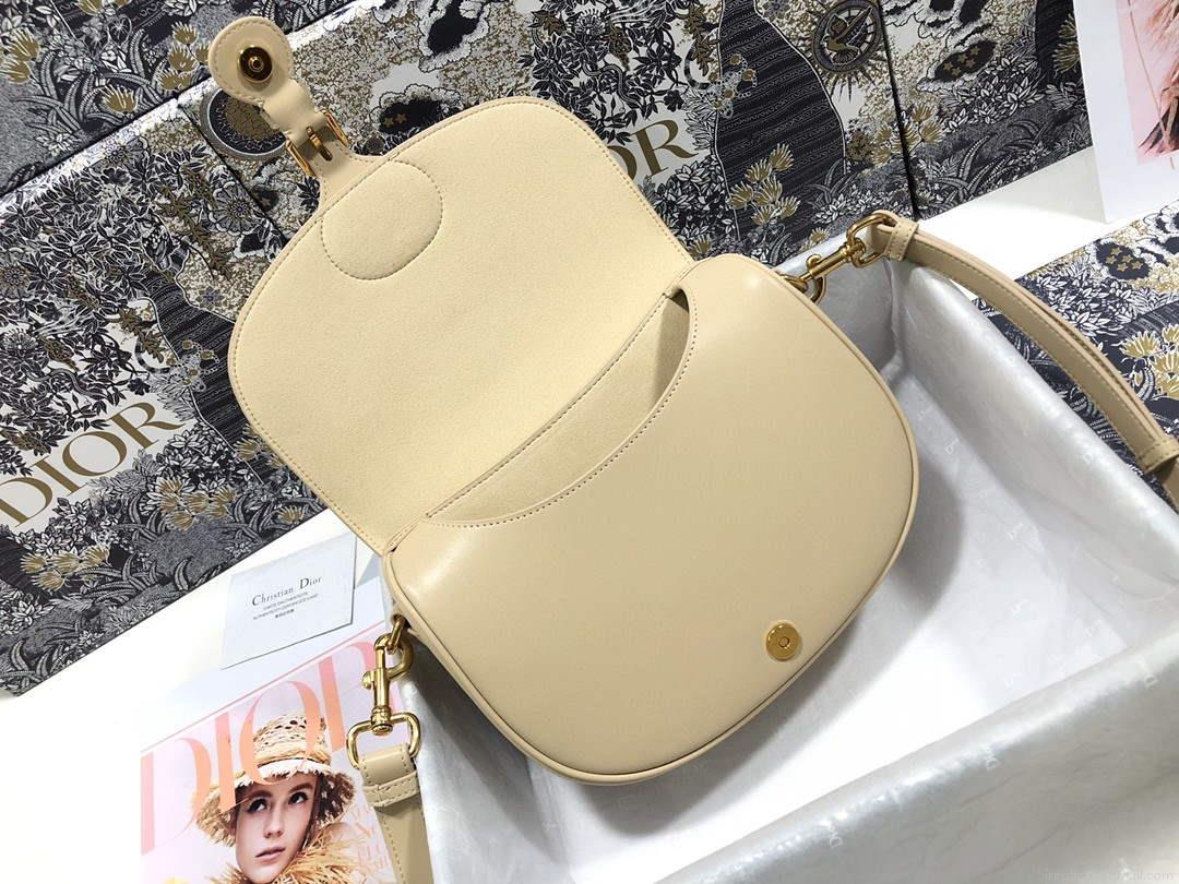 Dior M9317 Crossbody small dior Bobby bag Apricot box Calfskin