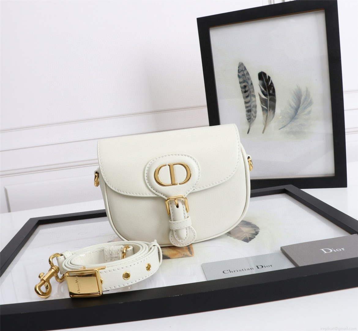 Dior M9317 Crossbody small dior Bobby bag White box Calfskin