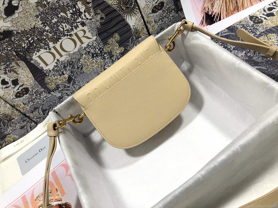 Dior M9319 Medium dior Bobby bag Apricot box Calfskin