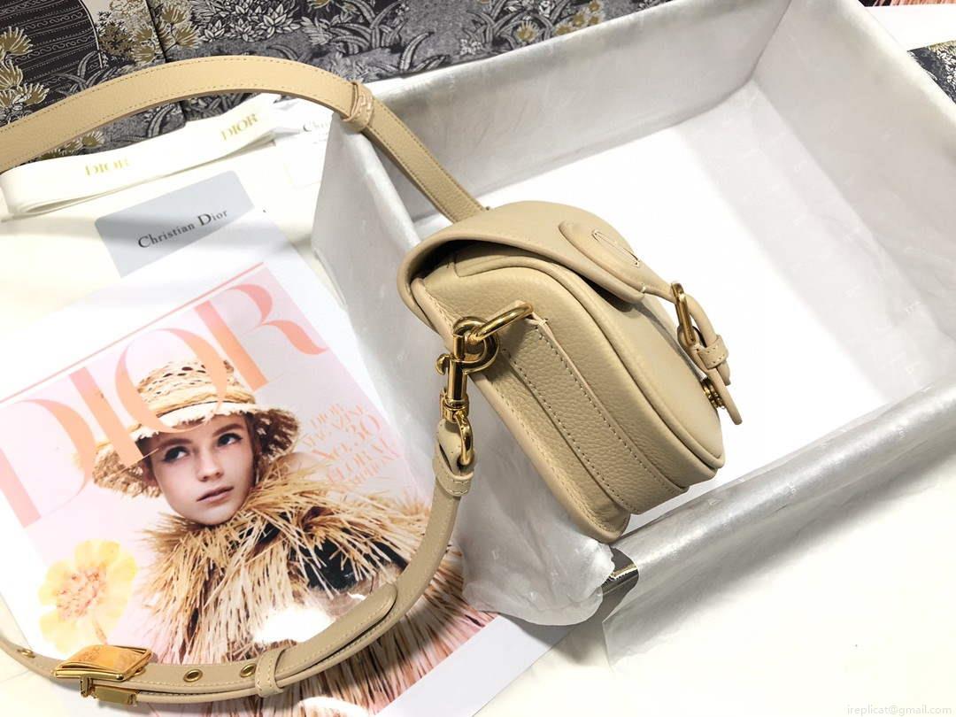 Dior M9319 Medium dior Bobby bag Apricot box Calfskin