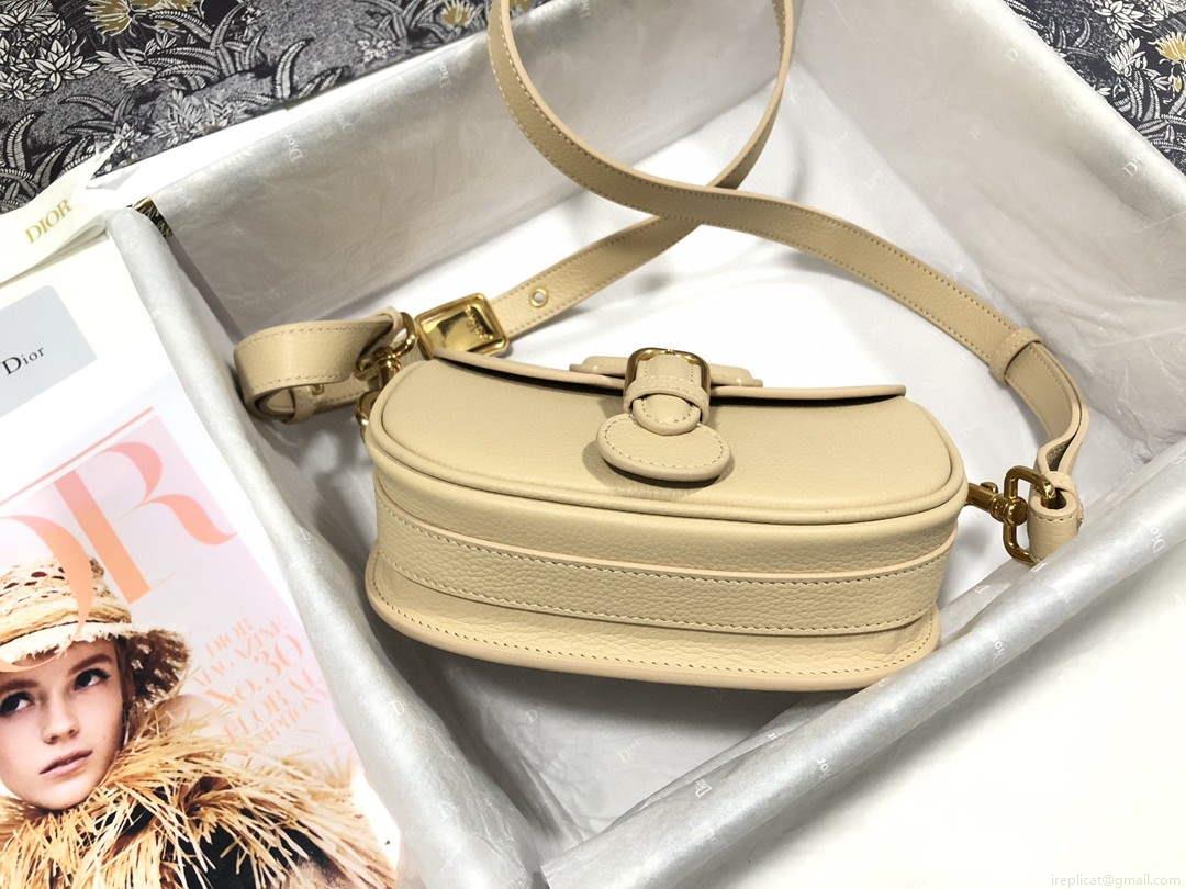 Dior M9319 Medium dior Bobby bag Apricot box Calfskin