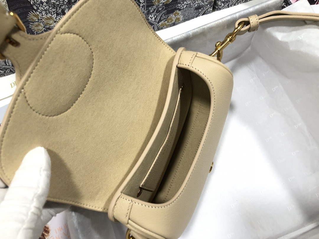Dior M9319 Medium dior Bobby bag Apricot box Calfskin