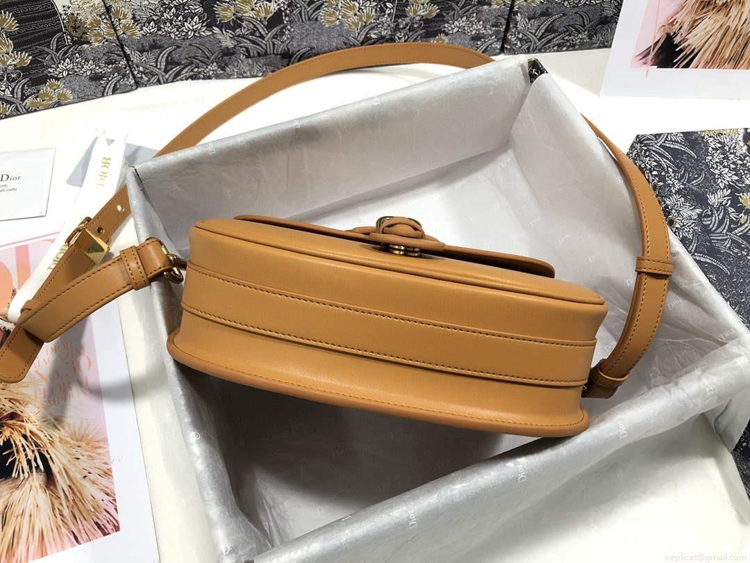 Dior M9319 Medium dior Bobby bag Tan box Calfskin