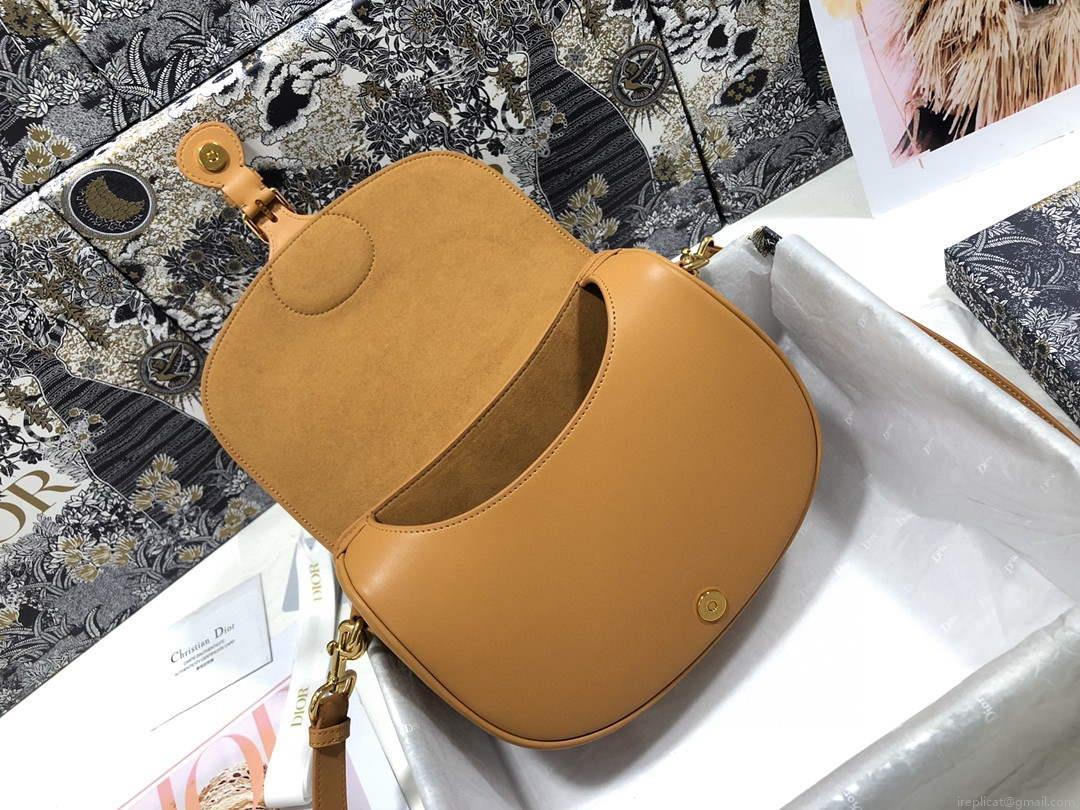 Dior M9319 Medium dior Bobby bag Tan box Calfskin