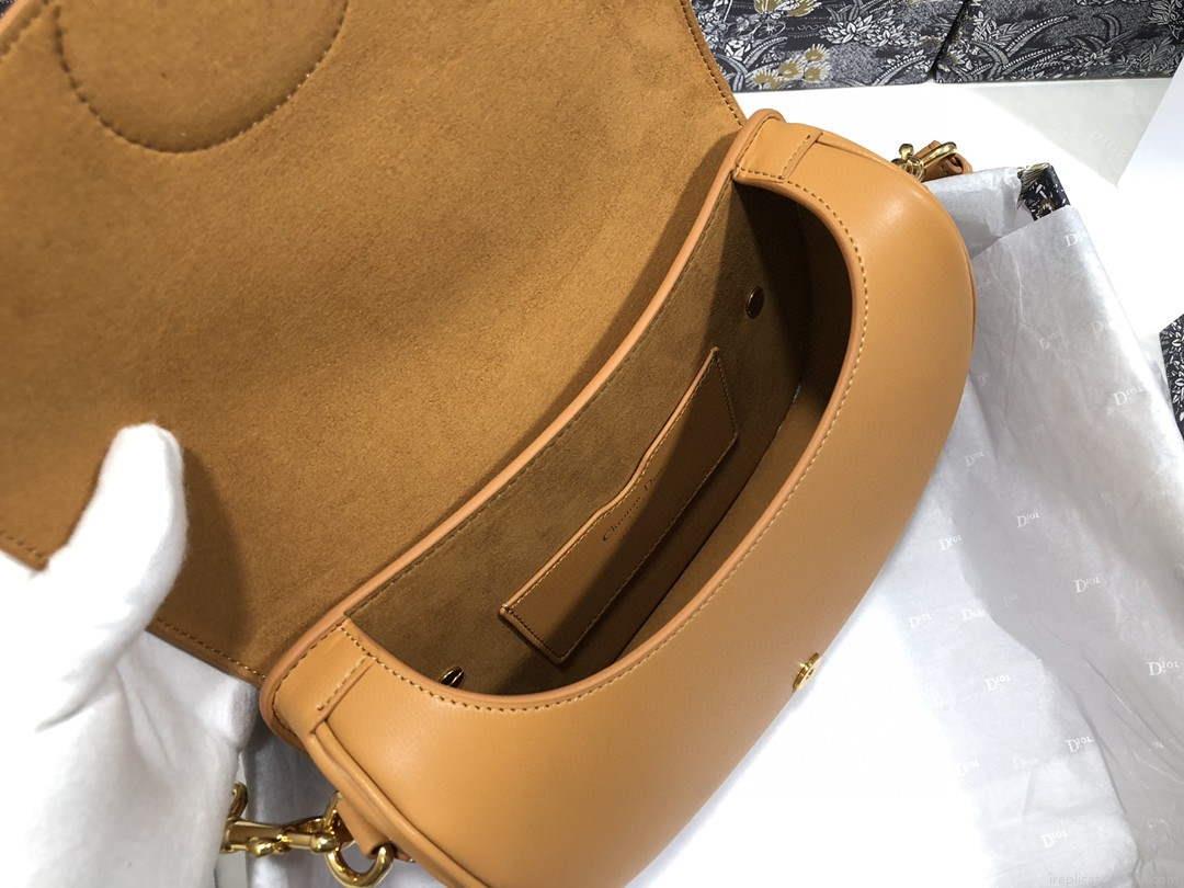 Dior M9319 Medium dior Bobby bag Tan box Calfskin