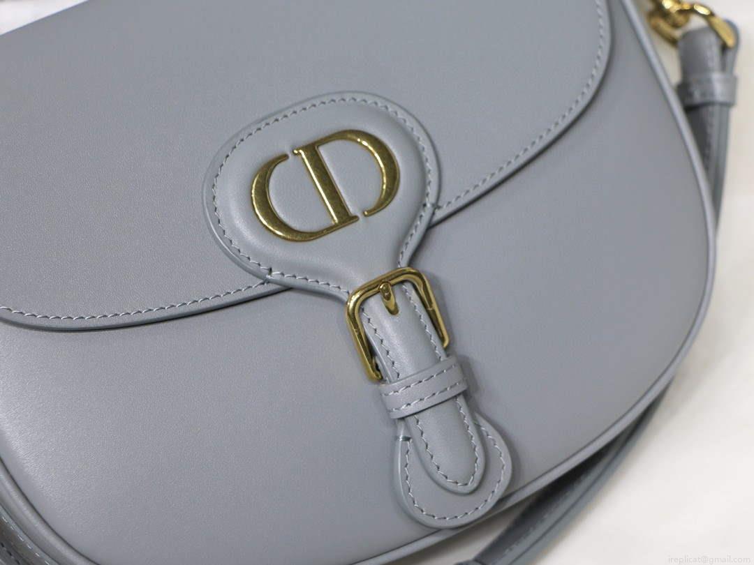 Dior M9319 Medium dior Bobby bag Grey box Calfskin