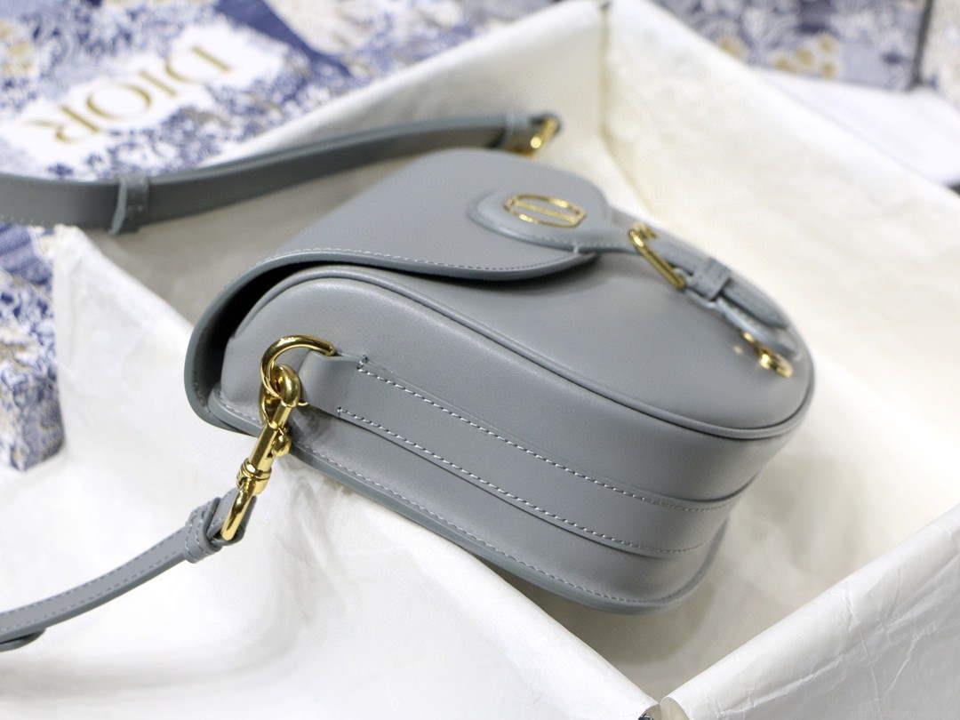 Dior M9319 Medium dior Bobby bag Grey box Calfskin