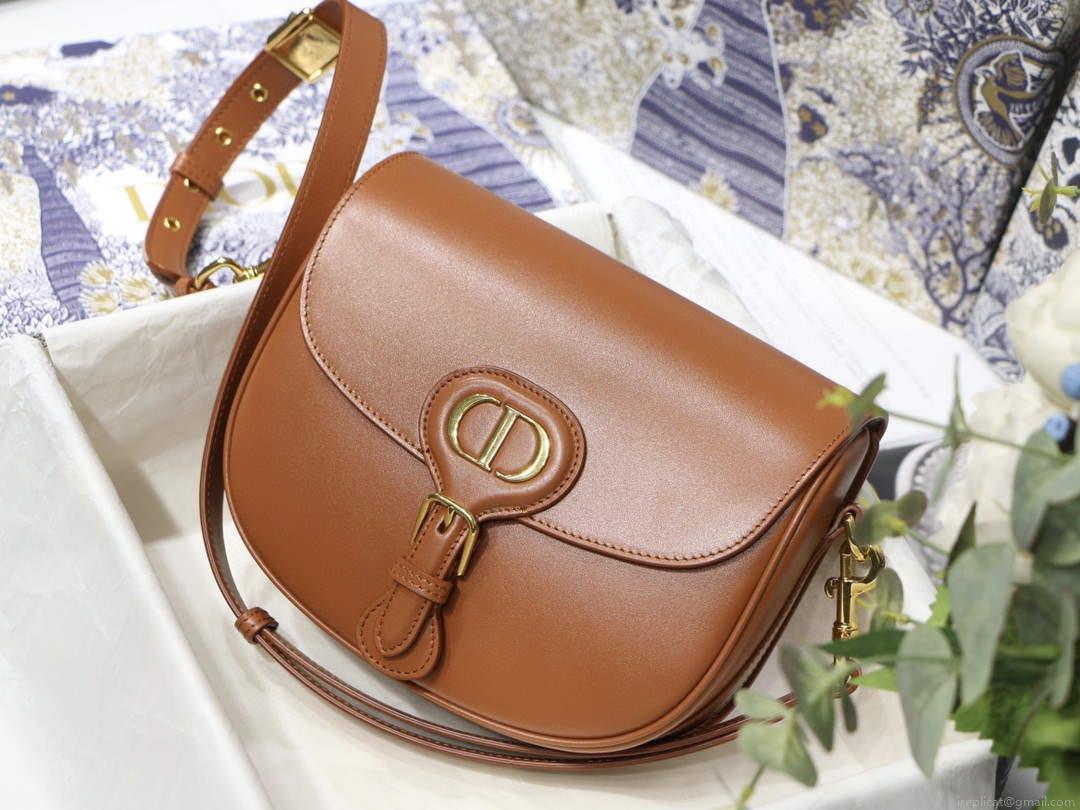 Dior M9319 Medium dior Bobby bag Brown box Calfskin