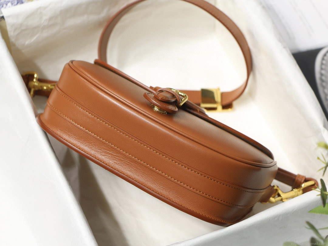Dior M9319 Medium dior Bobby bag Brown box Calfskin